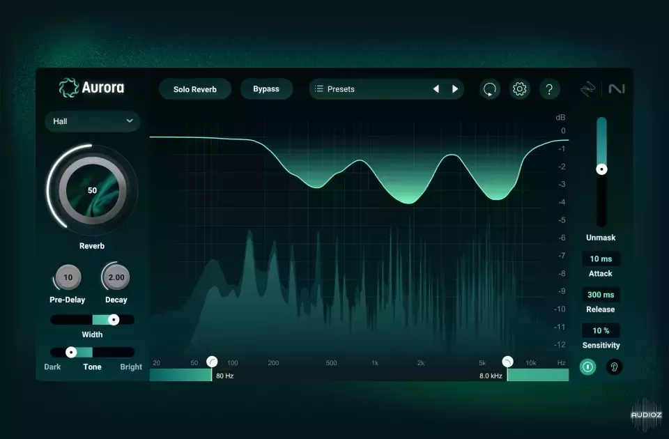 音频智能混响插件 iZotope Aurora v1.0.0 R2R版 WIN-YU158-音频制作系统办公资源