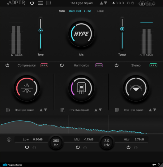 插件联盟多频段增强压缩插件 ADPTR Audio-Plugin Alliance Hype v1.5.0 WIN-YU158-音频制作系统办公资源