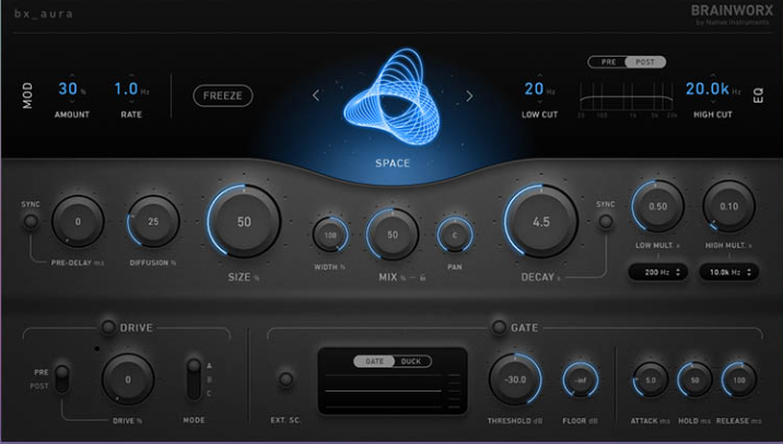 插件联盟创意混响插件 Plugin Alliance Brainworx bx_aura v1.1.0 WiN-YU158-音频制作系统办公资源