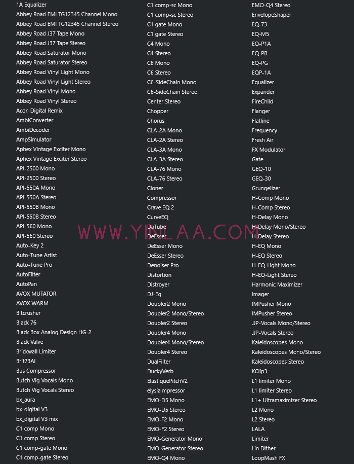 图片[3]-独家制作 最新混音调试插件包 64位VST3一键安装效果器合集4G WIN 支持定制-YU158-音频制作系统办公资源