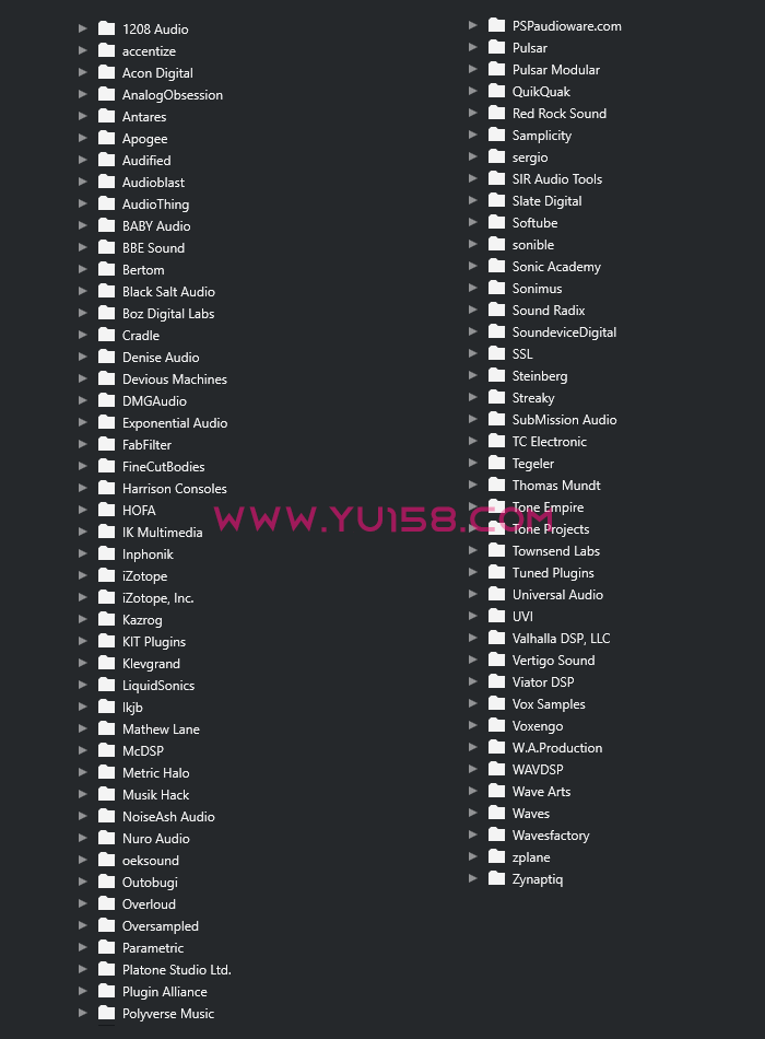 图片[3]-YU158独家制作 精选调试混音插件包64位VST3 600个一键安装效果器合集10G WIN 支持定制-YU158-音频制作系统办公资源