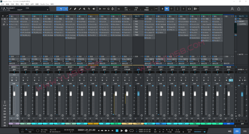 最新版Studio One6/7 有声书Pia戏效果包 精调后期配音录书声卡调试好预设工程模板 带插件全套文件-YU158-音频制作系统办公资源