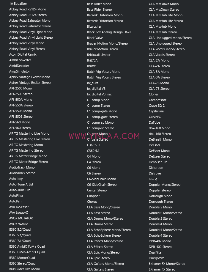 图片[3]-独家制作 混音调试64位VST3插件包套装 一键安装激活效果器合集4G WIN 支持定制-YU158-音频制作系统办公资源