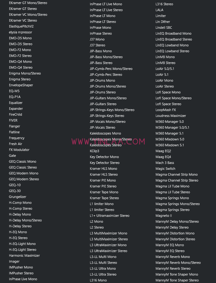 图片[4]-独家制作 混音调试64位VST3插件包套装 一键安装激活效果器合集4G WIN 支持定制-YU158-音频制作系统办公资源