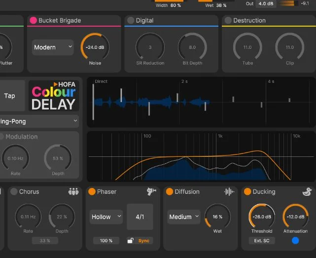 HOFA Colour Delay v1.0.0 Incl Patched and Keygen-R2R WIN-YU158-音频制作系统办公资源