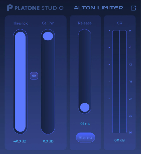 零延迟限幅器Platone Studio Alton Limiter-YU158-音频制作系统办公资源