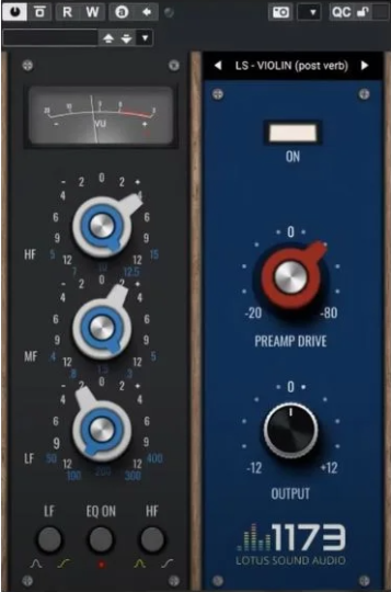 模拟均衡器和话放插件 Lotus Sound Audio LS 1173 VST-YU158-音频制作系统办公资源