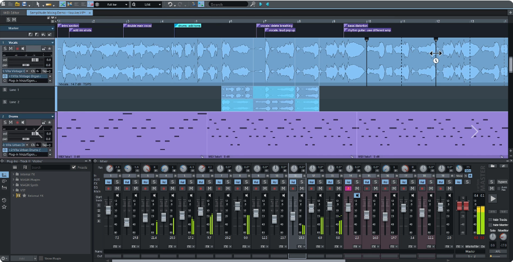 MAGIX Samplitude Pro X8 Suite 19.2.2.24222 WiN-YU158-音频制作系统办公资源