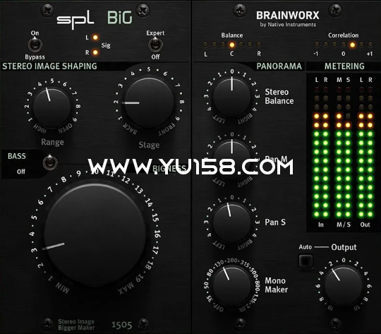 立体声扩展插件 Plugin Alliance Brainworx SPL BiG v1.0.0 WiN-YU158-音频制作系统办公资源