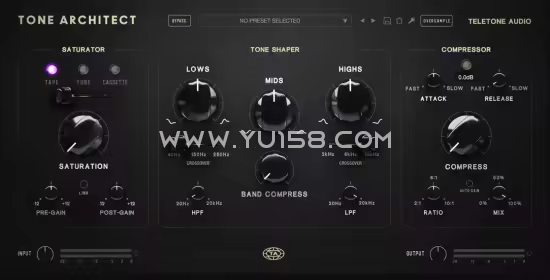多波段压缩器 Teletone Audio Tone Architect 1.0.0 WiN-YU158-音频制作系统办公资源