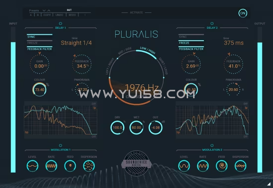 多种信号分离延迟插件 Soundevice Digital Pluralis 2.1 WiN-YU158-音频制作系统办公资源