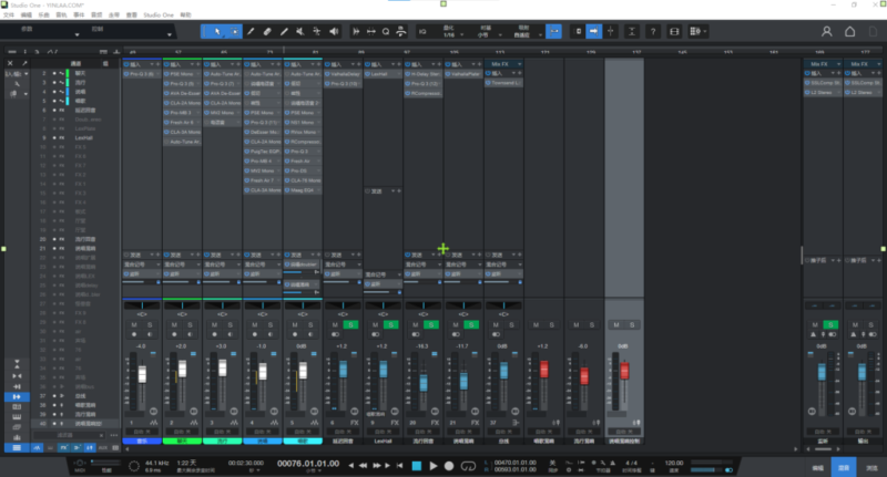 学习分享 全系列机架直播工作室预设工程模板文件下载 更新中-YU158-音频制作系统办公资源