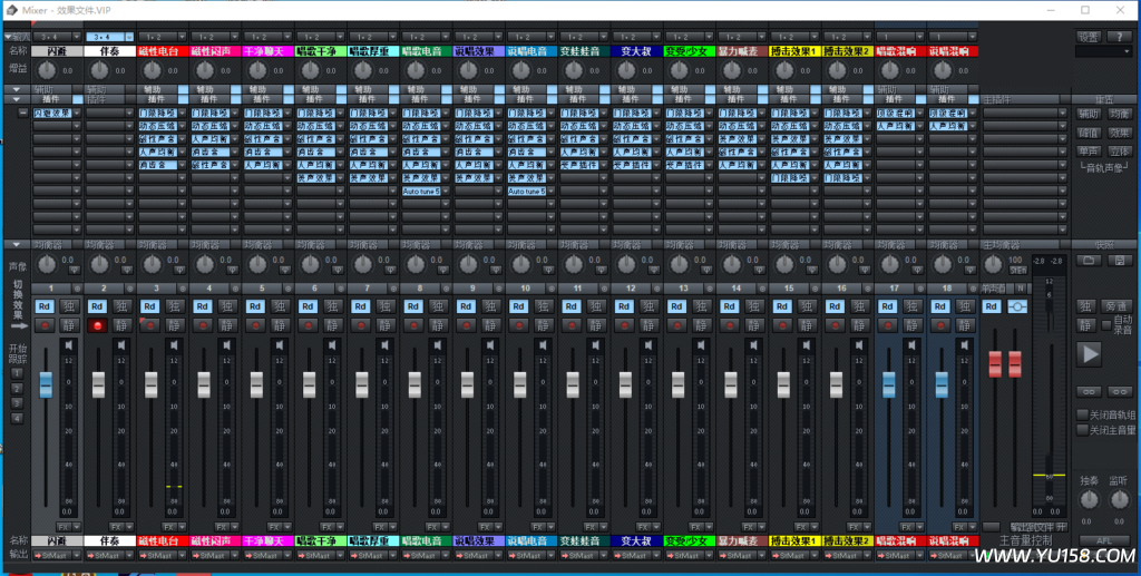 SAM机架精调效果包 声卡调试安装包一键安装版模板 带插件预设效果文件-YU158-音频制作系统办公资源