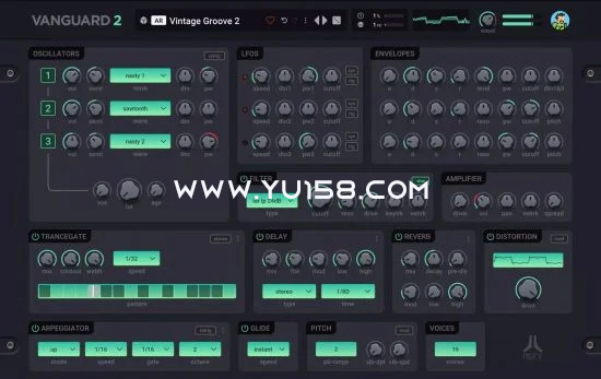 传奇虚拟合成器 reFX Vanguard v2.0.13-YU158-音频制作系统办公资源