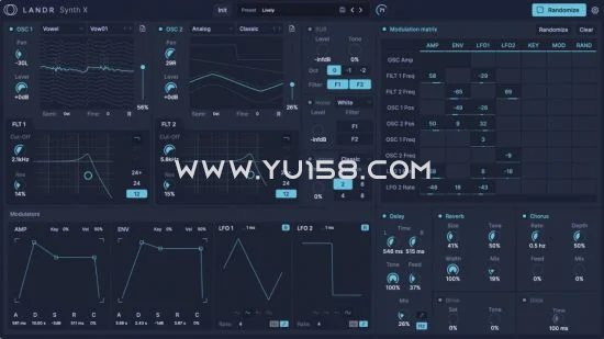 LANDR Synth X v1.0.38-YU158-音频制作系统办公资源