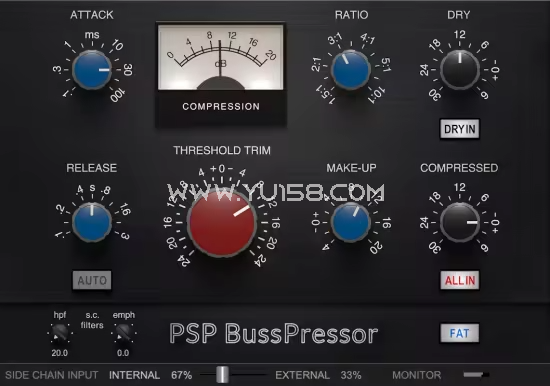 PSPaudioware PSP BussPressor v2.0.0 MacOS-YU158-音频制作系统办公资源