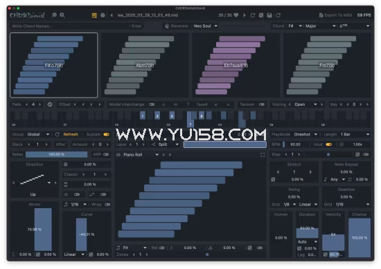 Leestrument CHORDimist 1.0.0 b3 Win/macOS-YU158-音频制作系统办公资源