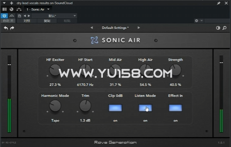 提取插件 64位封装插件包专用 Sonic Air-YU158-音频制作系统办公资源