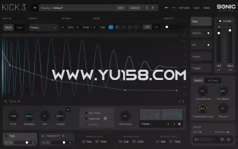 鼓插件 Sonic Academy KICK 3 v1.1.2 WiN-YU198-音频制作办公资源分享