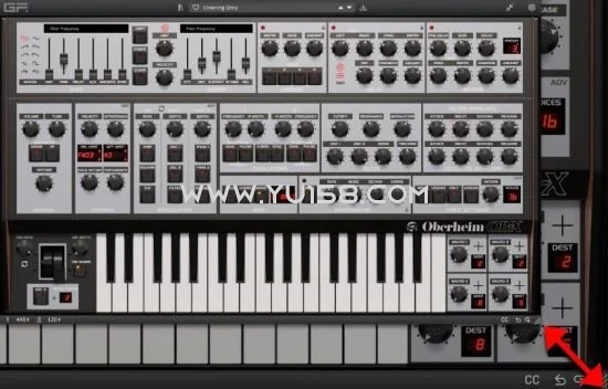 GForce Oberheim OB-X v1.0.0 Win/macOS-YU158-音频制作系统办公资源