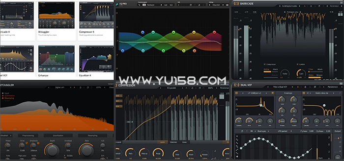 TB效果器合集 ToneBoosters 1.9.7 WiN-YU158-音频制作系统办公资源