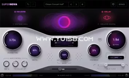 超新星混响延迟插件 Nuro Audio Supernova v1.0.1 Win/MacOS-YU158-音频制作系统办公资源