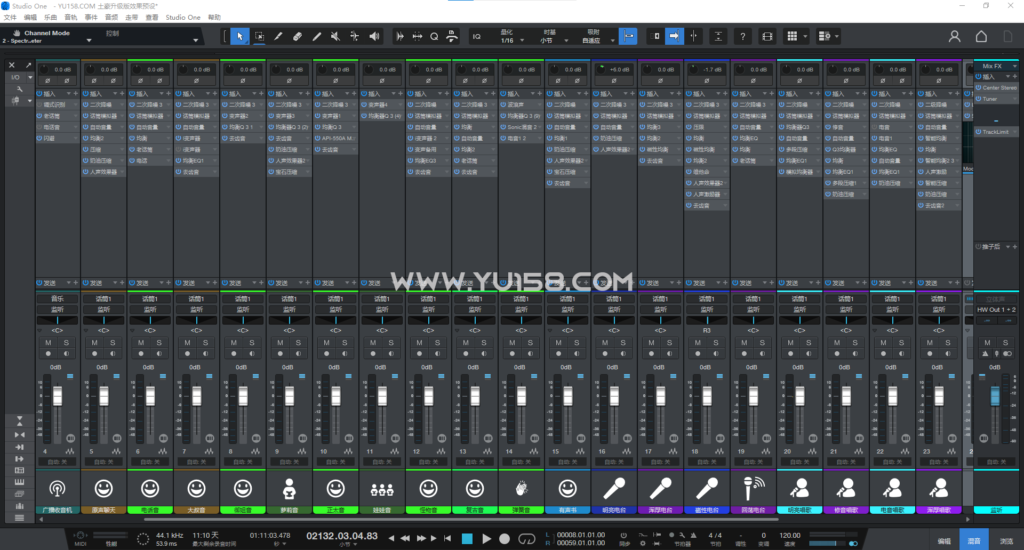 【土豪升级模板】Studio one6/7精调效果包 多轨道效果模式可选 声卡调试好预设模板 带插件全套文件-YU158-音频制作系统办公资源