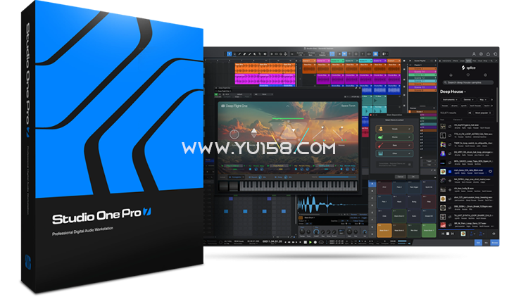PreSonus Studio One 7.2.0 数字音乐编曲创作-YU158-音频制作系统办公资源