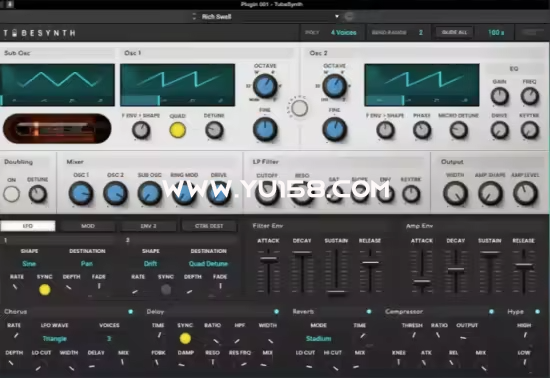 AIR Music Technology Tubesynth 1.2.1.14 WiN-YU198-音频制作办公资源分享