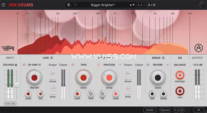 Arturia Mix DRUMS v1.0.0.6186 MacOS-YU198-音频制作办公资源分享
