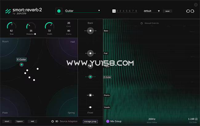 AI混响插件 Sonible smart reverb 2 v1.0.3 MacOS-YU158-音频制作系统办公资源