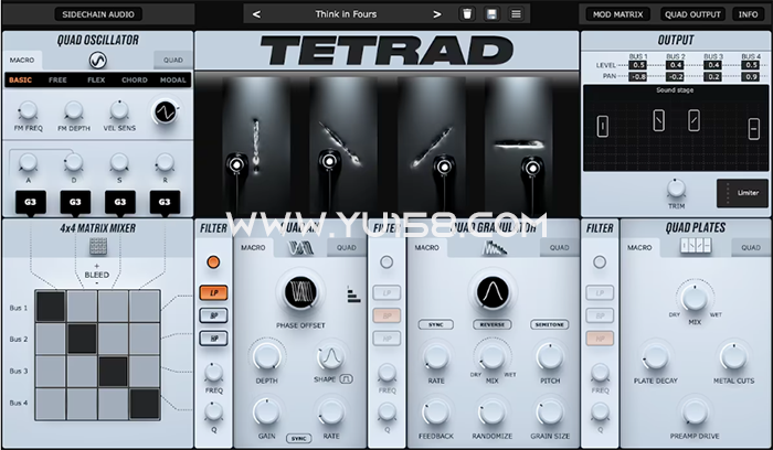 Physical Audio Tetrad 1.0.1 WiN-YU198-音频制作办公资源分享
