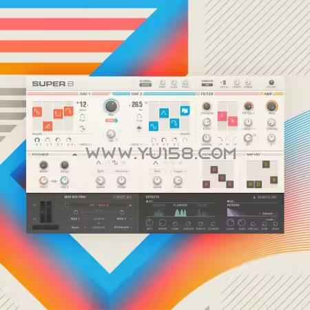 Native Instruments Super 8 R2 2.1.0 MacOS-YU158-音频制作系统办公资源