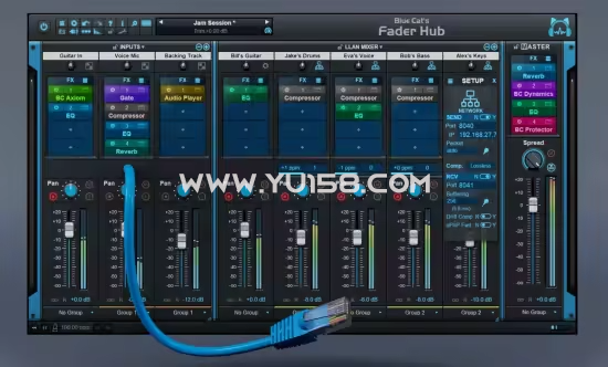 Blue Cat Audio Fader Hub v1.2 WiN-YU158-音频制作系统办公资源