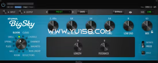 Strymon BigSky Plugin 1.2.0 WiN-YU158-音频制作系统办公资源