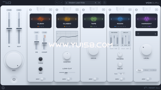 终极人声混音插件 THR VoxGuru v1.1.2 WiN-YU158-音频制作系统办公资源
