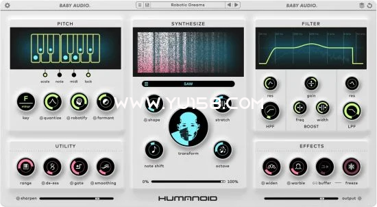 BABY Audio Humanoid v1.2 MacOS-YU158-音频制作系统办公资源