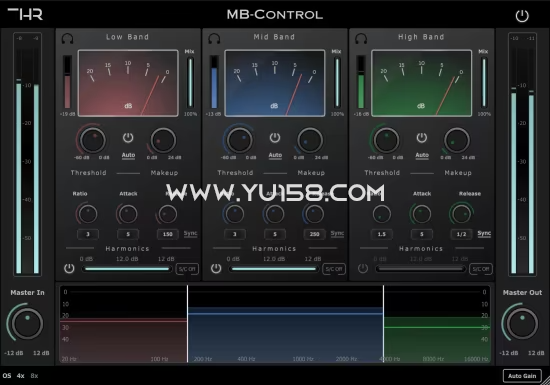 多频段压缩器插件 THR MB-Control 1.0.1 WiN-YU158-音频制作系统办公资源