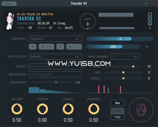 Algoriffix Transkr V2 v2.7.1 Win/Mac-YU158-音频制作系统办公资源