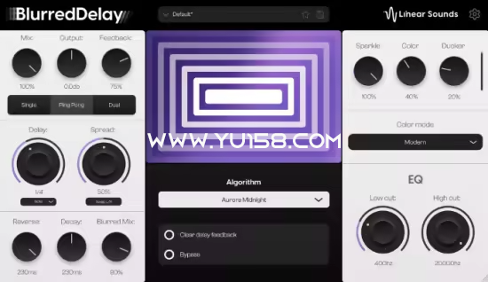 Linear Sounds BlurredDelay 1.1.1 WiN-YU158-音频制作系统办公资源