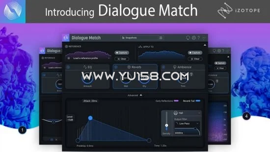 iZotope Dialogue Match 1.3.0 x64 WiN-YU158-音频制作系统办公资源