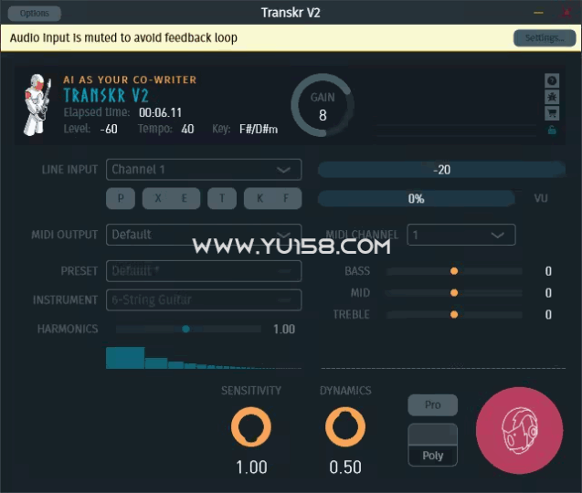 Transkr 2.7.1 WiN-YU158-音频制作系统办公资源