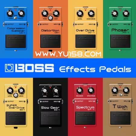 Roland Cloud BOSS Effects Pedals 1.0.0 MacOS-YU158-音频制作系统办公资源