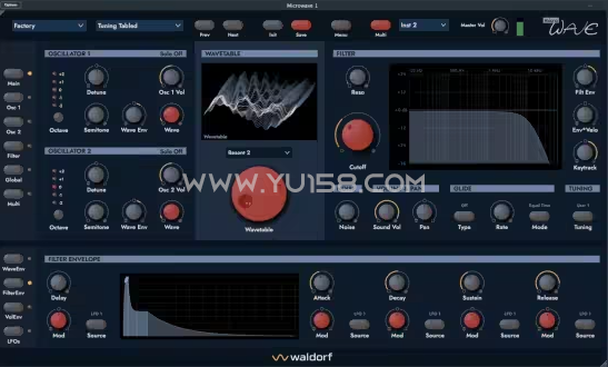 Waldorf Microwave 1 Plugin v1.2.0 WiN-YU158-音频制作系统办公资源