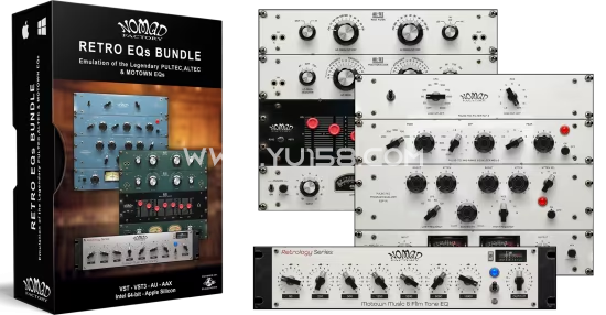 Nomad Factory Retro EQs Bundle 2.3.0 MacOS-YU158-音频制作系统办公资源