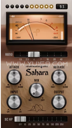 顶级动态处理器插件 Pulsar Modular Q Sahara v1.5.1 MacOS-YU158-音频制作系统办公资源