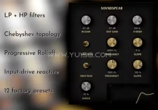 Soundspear Superfilter 1.0.0 Win/macOS-YU158-音频制作系统办公资源
