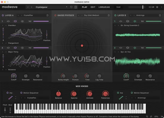 KORG Software Modwave Native v1.3.6 MacOS-YU158-音频制作系统办公资源