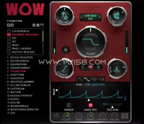 Sugar Bytes WOW2 v2.2.9 WiN-YU158-音频制作系统办公资源