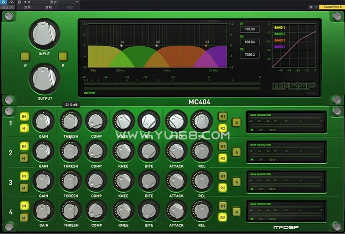 多段压缩插件 McDSP MC2000 WiN-YU158-音频制作系统办公资源